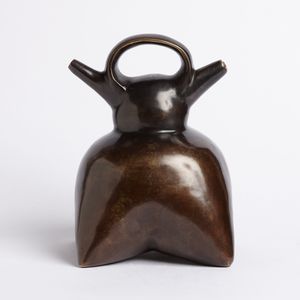 tetera de bronce