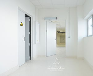 puerta antirradiación