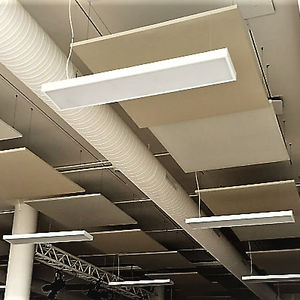 panel de absorción acústica para interiores