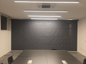 separador para oficina para fijación al plafón