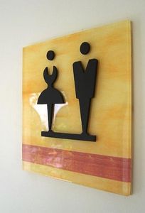 placa de señalización de pared