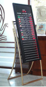 panel indicador de interior