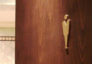 pictograma para puerta de PMMA