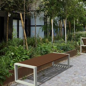 banco para jardín contemporáneo