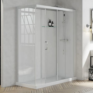 cabina de ducha de vidrio