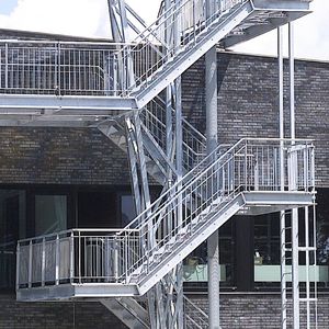 escalera en U
