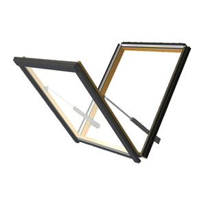 ventana de tejado de madera