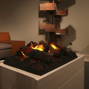 Chimenea eléctrica - SMOKING - MAISONFIRE - contemporánea / adosadas