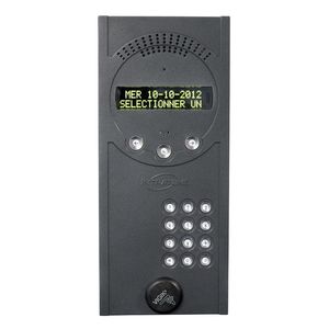 interfono audio gris