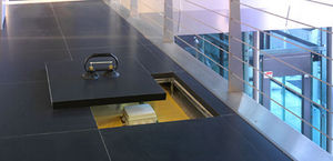 suelo técnico de gres porcelánico / anticongelante / de interior