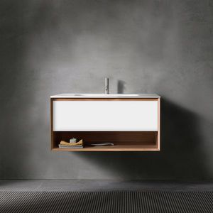 encimera de lavabo de roble