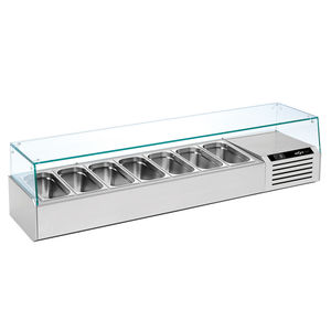 vitrina refrigerada de estantes