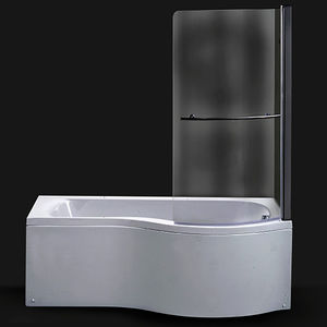 mampara de bañera fija