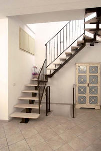 escalera en L