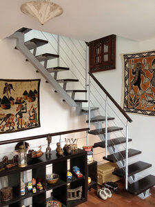 escalera en L