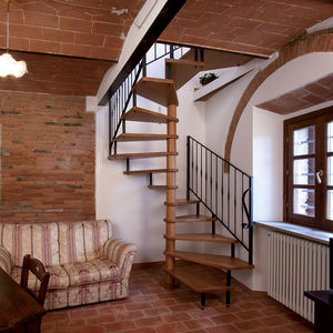 escalera de caracol cuadrada