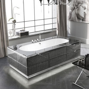 bañera ovalada