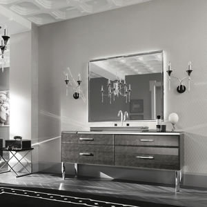 encimera de lavabo de vidrio