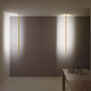plafón contemporáneo / tubular / de aluminio / de latón