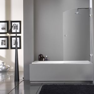 mampara de bañera abatible