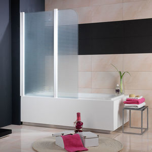 mampara de bañera plegable