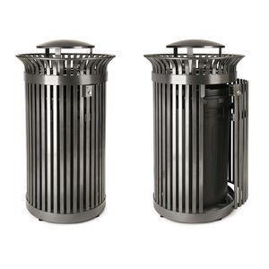 cubo de basura público