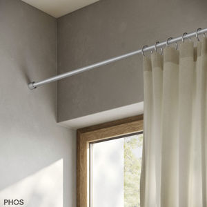 varilla para cortina de acero inoxidable cepillado