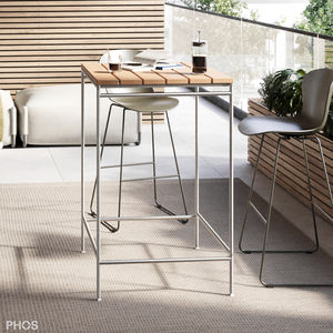 mesa alta de diseño minimalista
