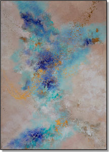 pintura sobre lienzo