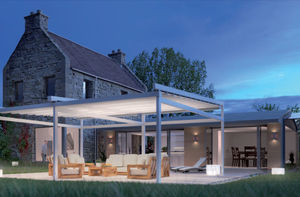 pérgola adosada
