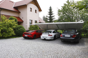 toldo con cofre / manual