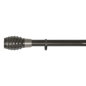 barra para cortina de metal cromado