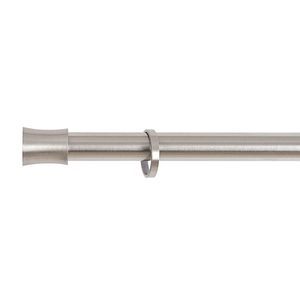 barra para cortina de metal cromado
