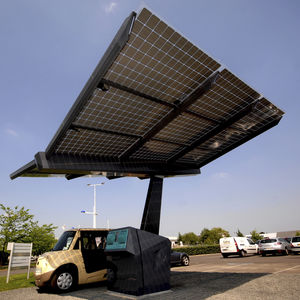 estación de recarga para coche eléctrico