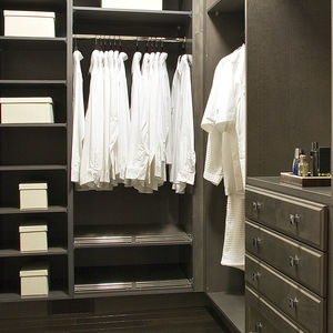 vestidor de pared / de esquina / contemporáneo / de arce