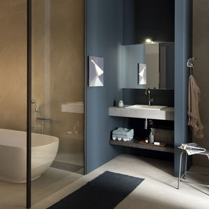 encimera de lavabo de madera