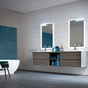 mueble de lavabo doble