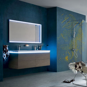 mueble de lavabo doble