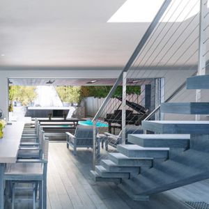 escalón de hormigón con fibras de ultraalta resistencia Ductal®