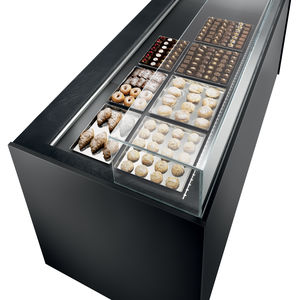 vitrina calefactada mostrador