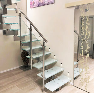 escalera en L
