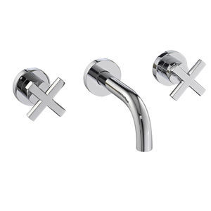 grifo bimando para lavabo