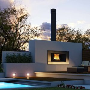 chimenea de leña