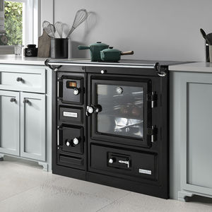 cocina con horno de leña
