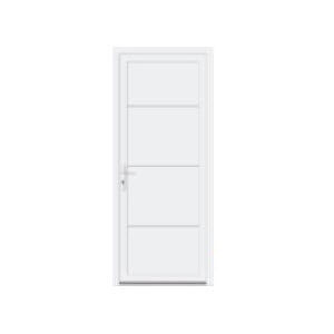 puerta de metal