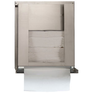 dispensador de toallitas de papel para détras del espejo