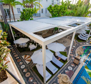 pérgola adosada