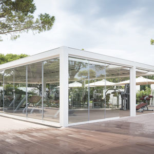 pérgola adosada