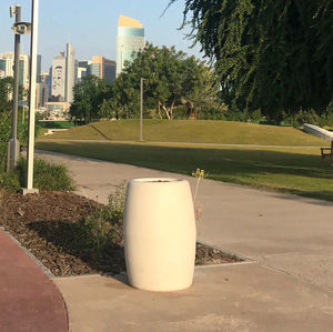 cubo de basura público