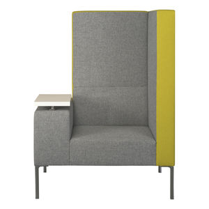 banqueta modular / moderna / de tejido / para el sector servicios